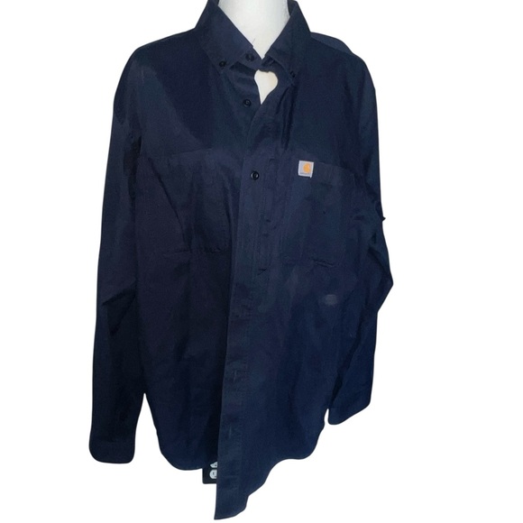 Carhartt Other - Carhartt Men's Casual Button Down Shirt - Dark Blue